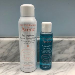 Avene Thermal Spring Water and Cleansing Gel